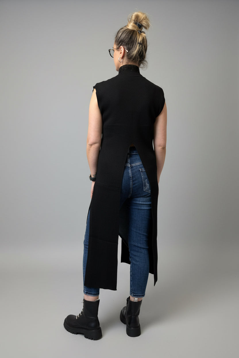 Maglia lunga crop