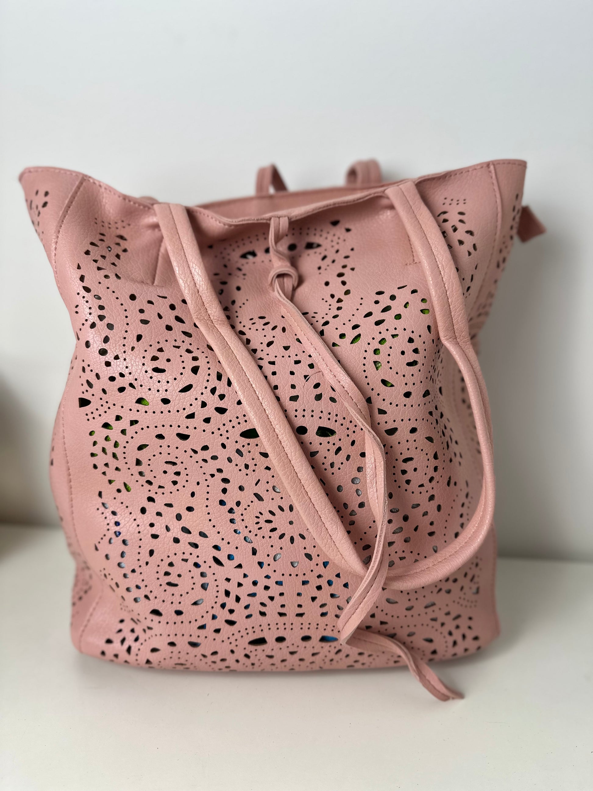 Borsa + pochette rosa