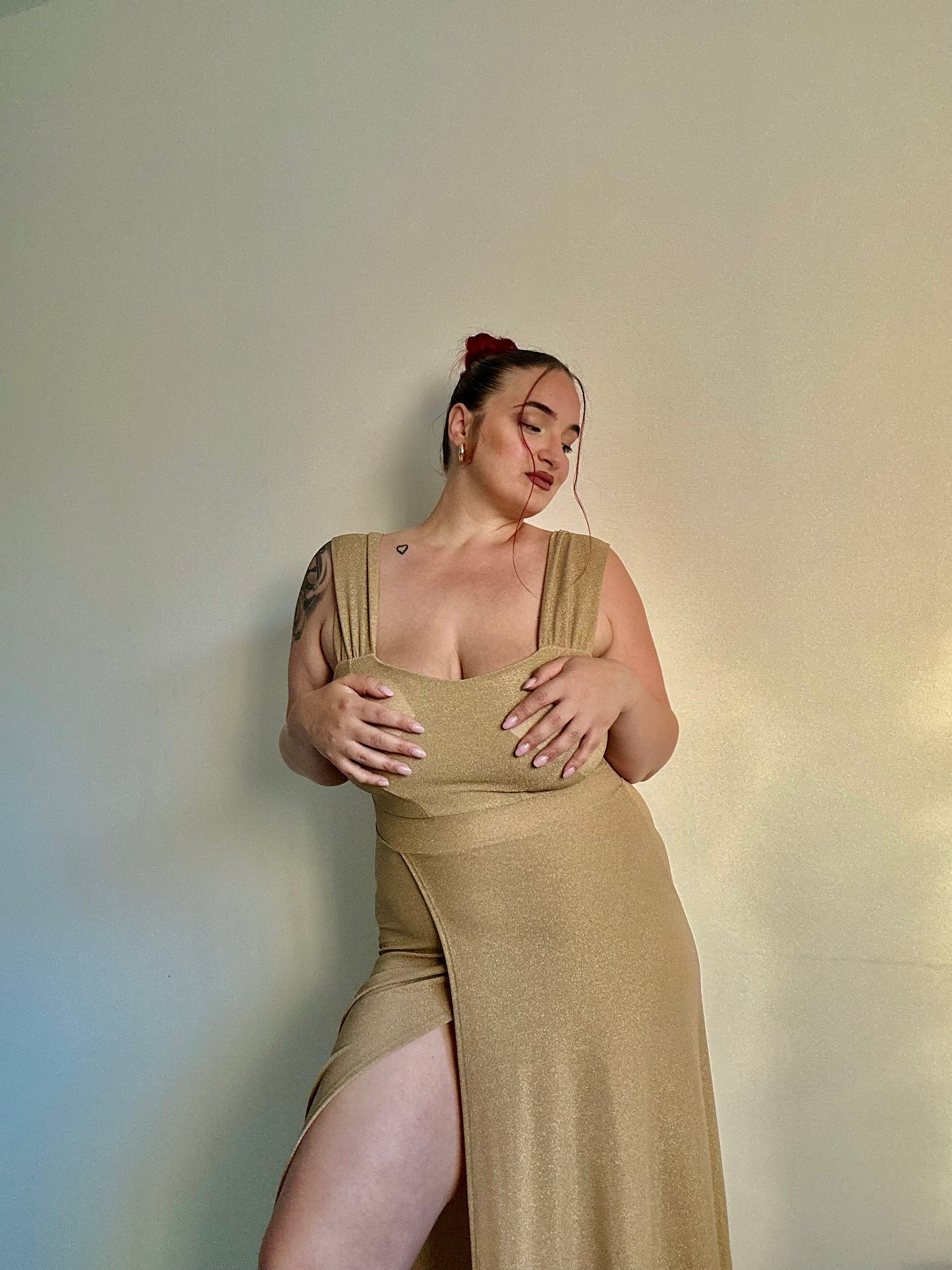 Abito CURVY Oro