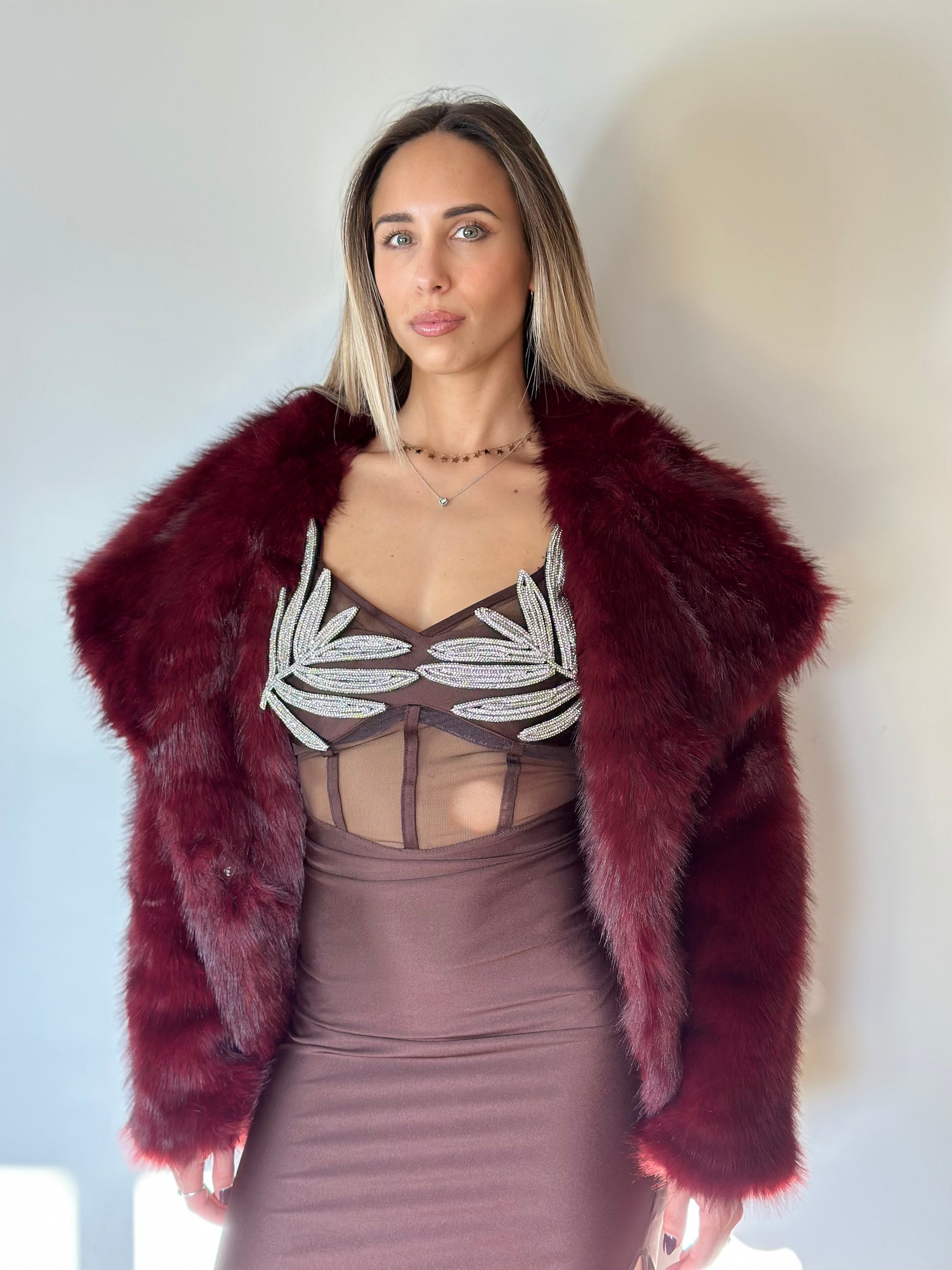 Pelliccia Bordeaux